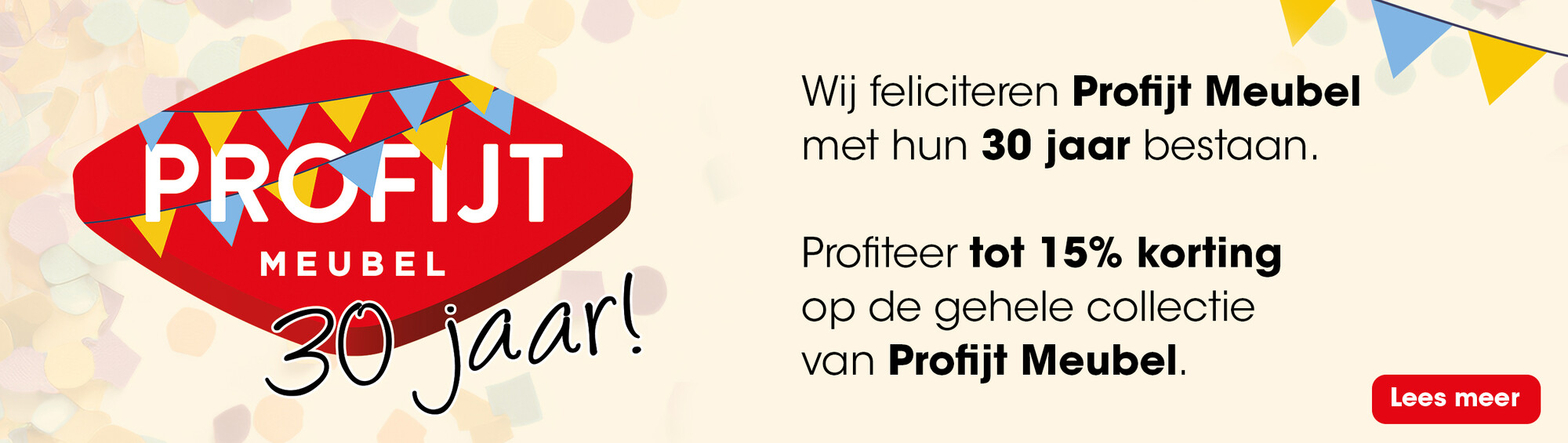 Profijt Meubel 30 jaar